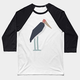 Graphic Nature - Marabou Stork Baseball T-Shirt